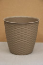 náhled Květináč NATURAL 19 cm - šedohnědá