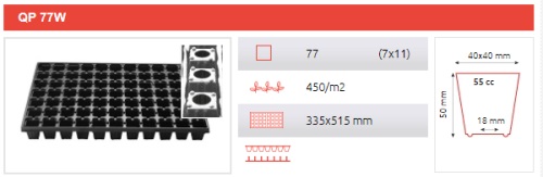 detail Sadbovač QP77W - 'universální'