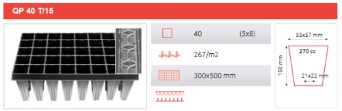 detail Sadbovač QP 40T/15 profi