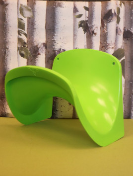 Nástěnný držák plastový sv. zelený