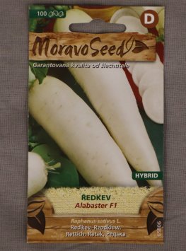 Ředkev bílá podlouhlá Alabaster F1