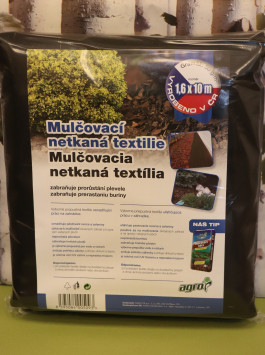Agrotextilie netkaná 10 m x 1,6 m - černá