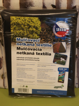 Agrotextilie netkaná 5 m x 1,6 m - černá