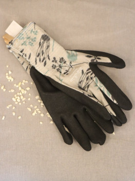 Rukavice Luminus motiv bylinky vel. 7/S Rosteto