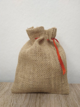 Dárkový obal z juty na rostliny 18x14 cm