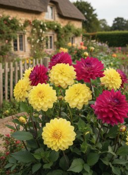 Jiřinka 'Sunlady a All Seasons'