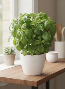 Bazalka pravá zelená