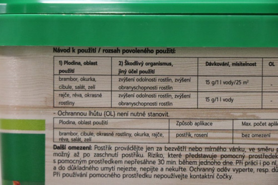 detail Natura bylinková směs na plísně