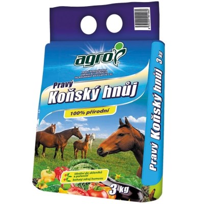 detail AGRO Koňský hnůj 3 kg