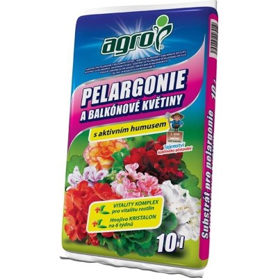 detail AGRO Substrát pro pelargonie - muškáty 10 l