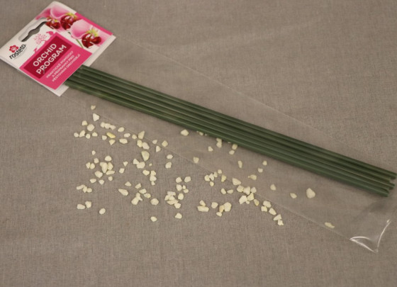 detail Tyčka k orchideji plastová 27 cm - 5 ks zelená