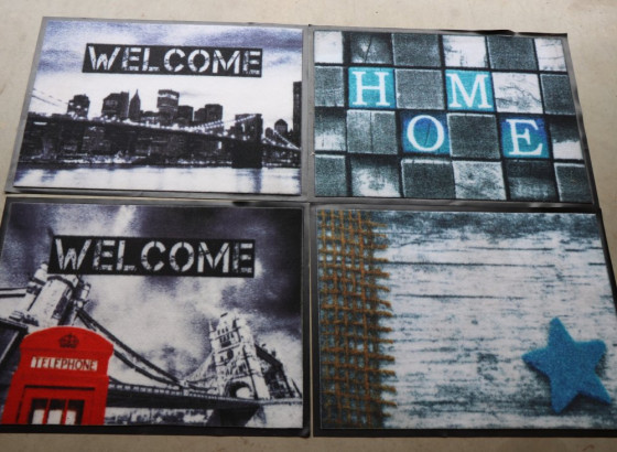 detail Rohožka s potiskem