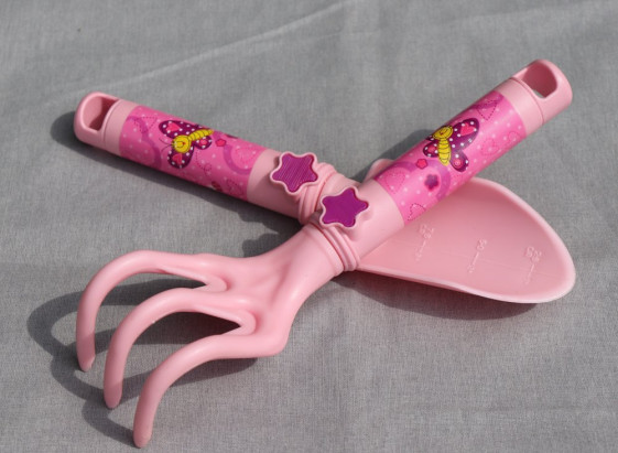 detail Dětské nářadíčko - růžová sada Stocker