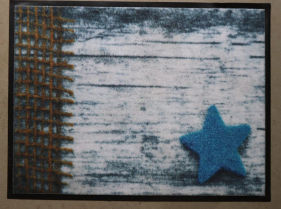 detail Rohožka s potiskem