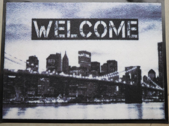 detail Rohožka s potiskem