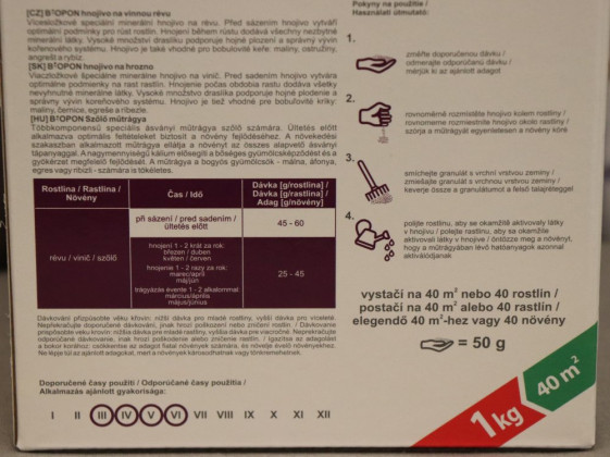 detail Bopon - vinná réva 1 kg BROS