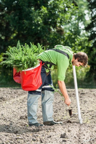 detail Sázecí vak - zelený