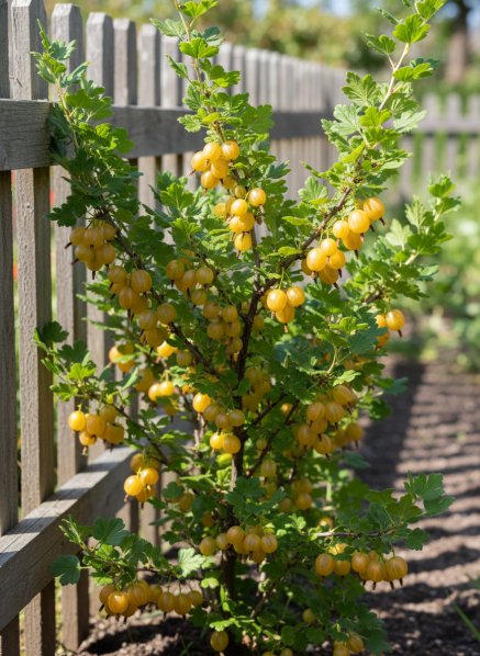 Angrešt 'Hinnonmaki yellow' - žlutý