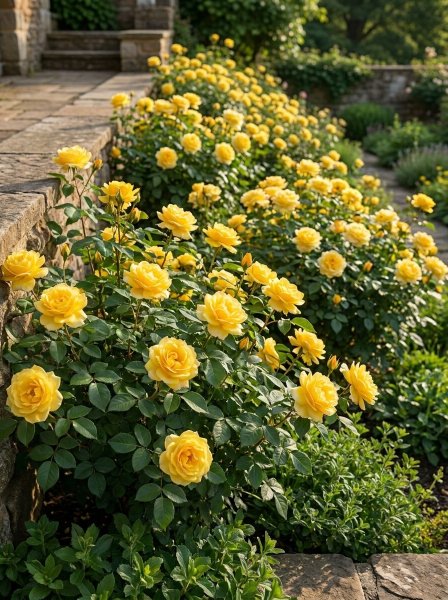 Růže terasová 'Golden Sun'