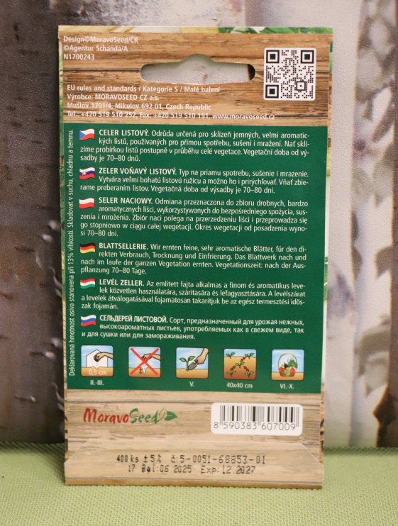 detail Celer listový jemný