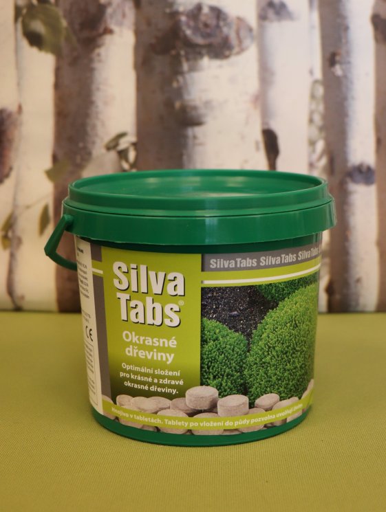 detail Silva Tabs Okrasné dřeviny 1kg