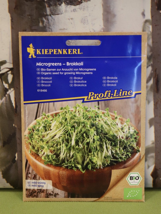 detail Bio klíčky brokolice