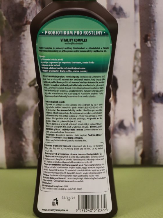 detail Vitality komplex 1L - z žížalového kompostu