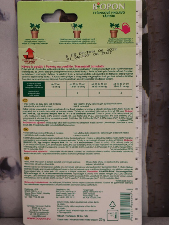 detail Tyčinky - Bopon univerzální 30 ks BROS