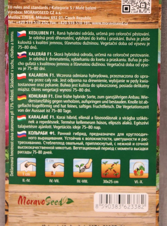 detail Kedluben raný modrý AMETYST F1