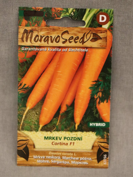 detail Mrkev pozdní CORTINA F1