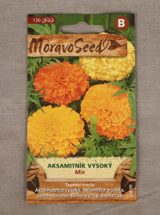 detail Aksamitník vysoký mix