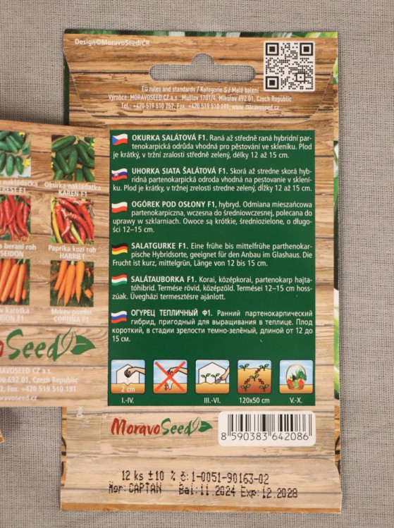 detail Okurka salátová skleníková Pony F1