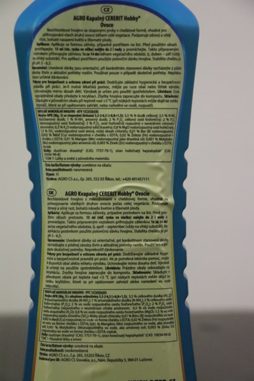 detail Cererit Hobby Ovoce kapalné 1L