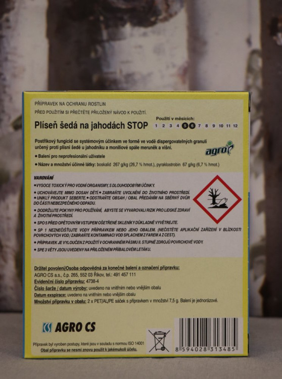 detail Plíseň šedá na jahodách STOP 2x 7,5g