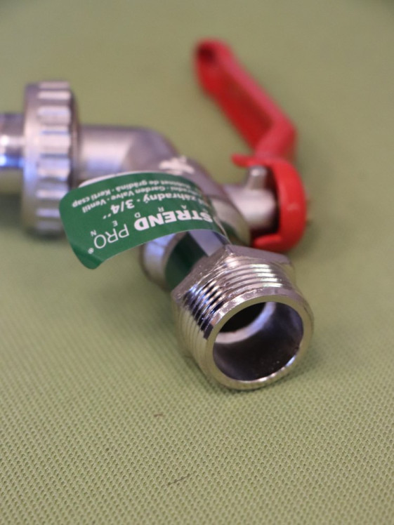 detail Zahradní ventil 3/4