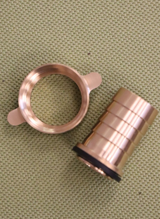 detail Přípojka na hadice 3/4