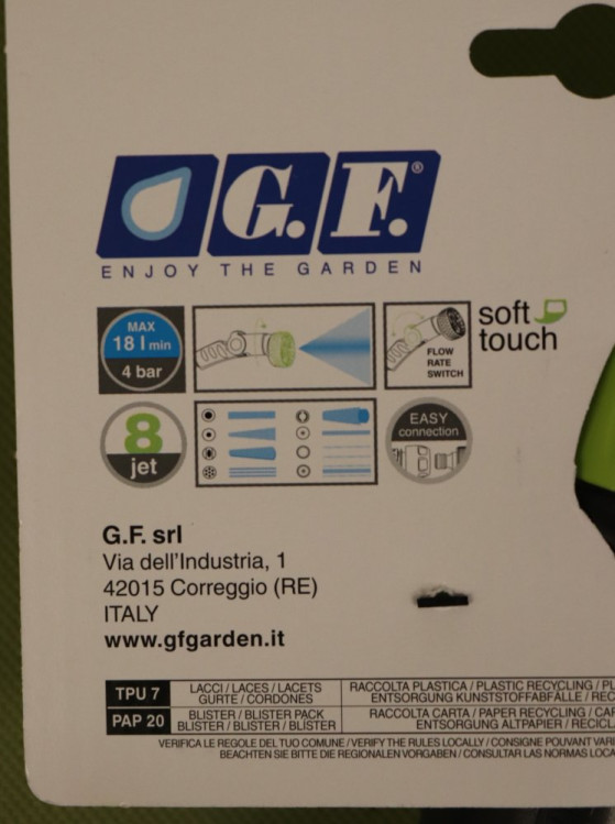 detail Proudová pistol JET 8, LIME