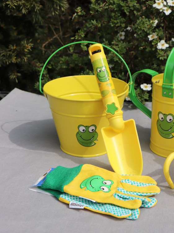 detail Rukavice dětské Stocker žluté