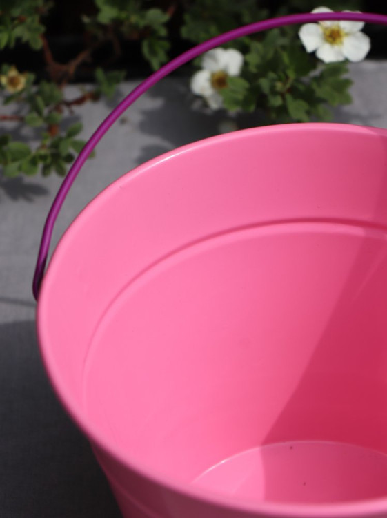 detail Dětský kyblík kovový růžový Stocker