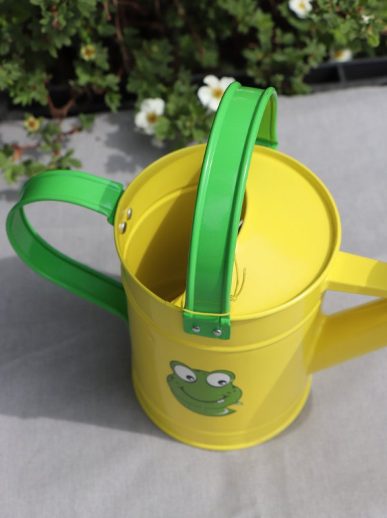 detail Dětská konvička kovová žlutá Stocker