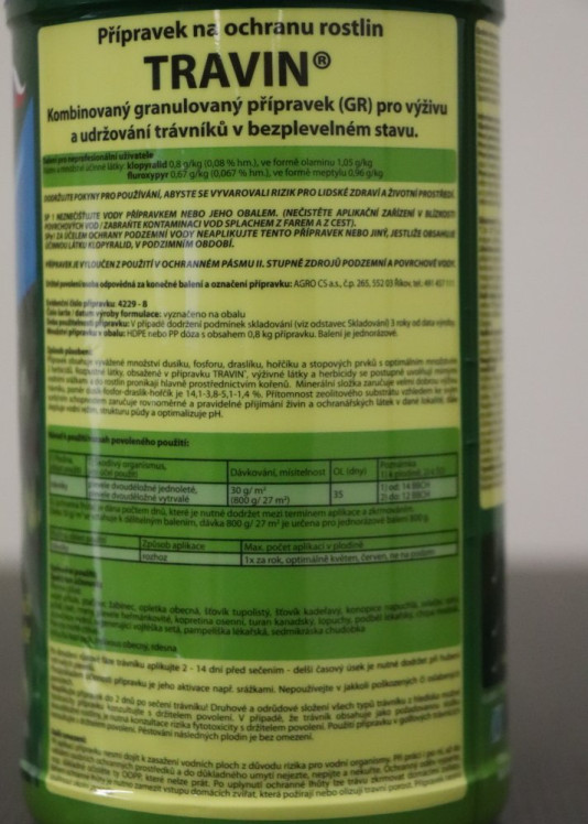 detail Floria travin 0,8 kg