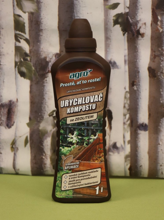 detail AGRO Urychlovač kompostu v láhvi 1L