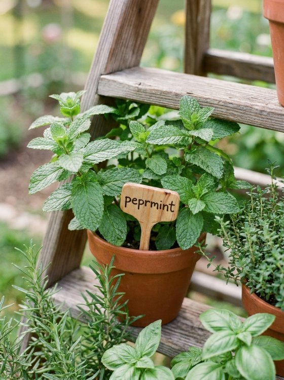 detail Máta peprná 'Peppermint'
