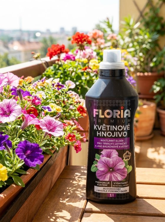 detail Floria premium květinové hnojivo 1L