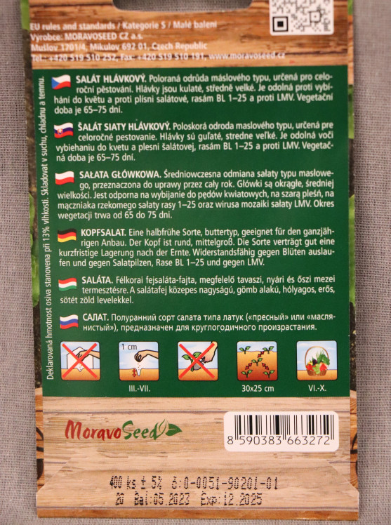 detail Salát hlávkový celoroční ADINAL