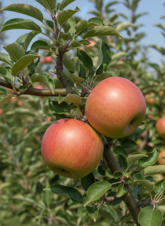 detail Jabloň 'Coxova Reneta'